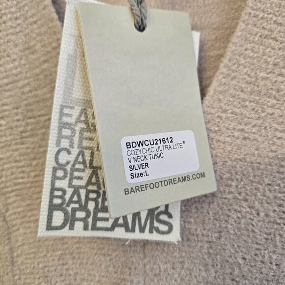 NWT Barefoot Dreams V Neck Tunic size L - Picture 4 of 7